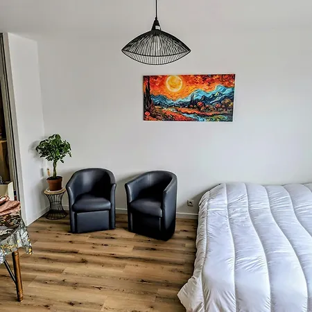 Avec Vue Au Centre Proche Des Thermes 公寓 艾克斯莱班