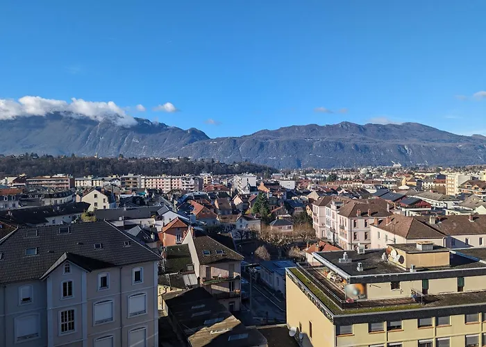 Avec Vue Au Centre Proche Des Thermes 아파트