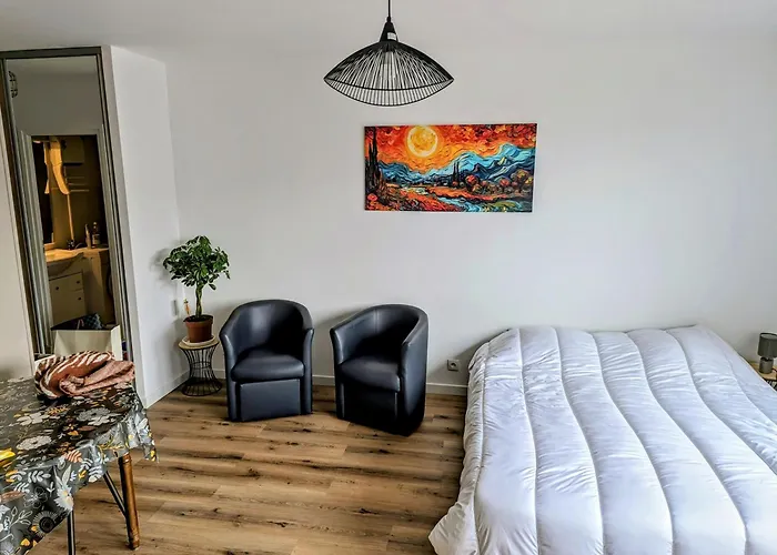 Avec Vue Au Centre Proche Des Thermes 아파트 엑스레뱅